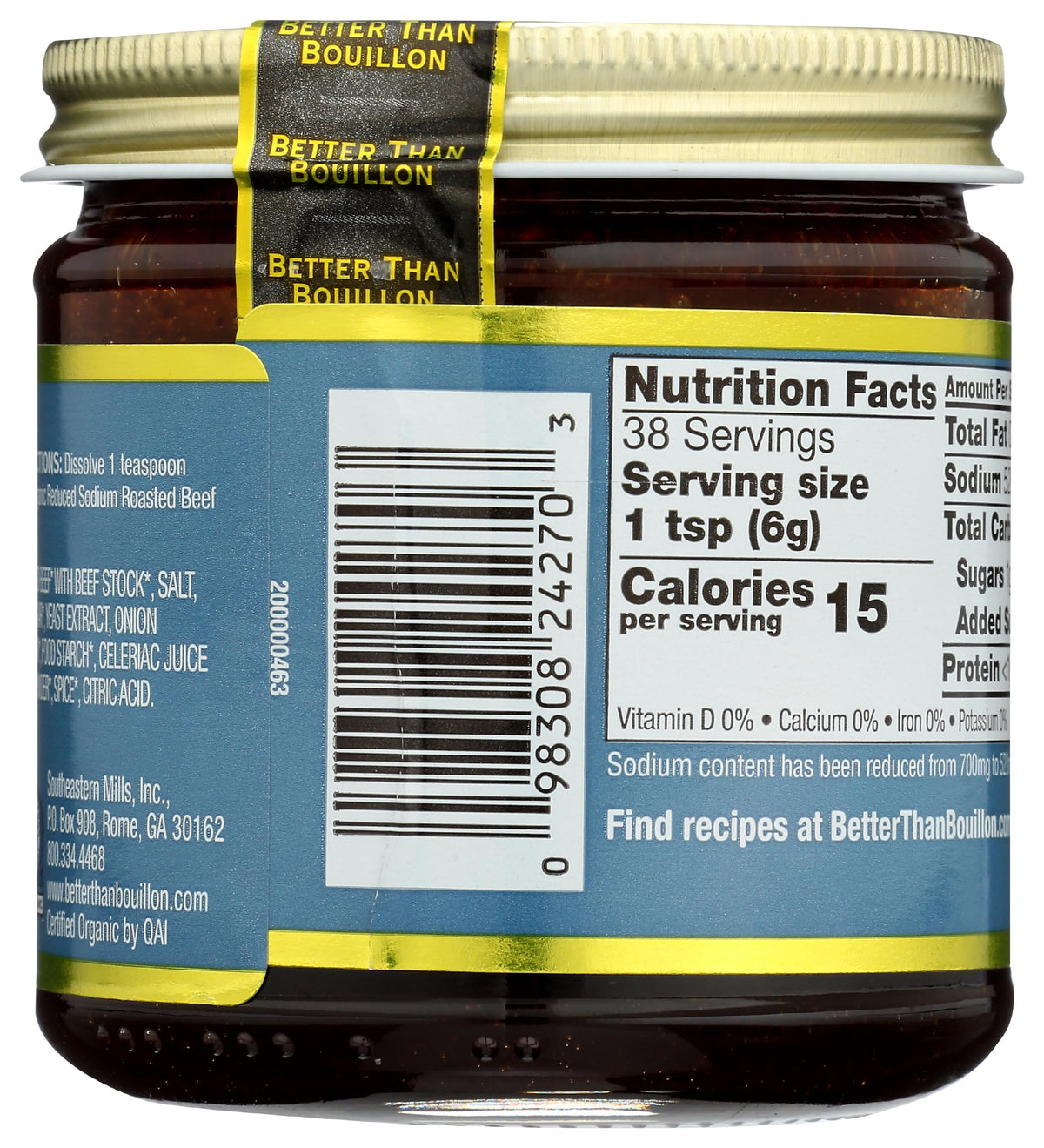 Bouillon Base Beef Roasted Organic, 8 Ounce by Better Than Bouillon – 8 Ounce (Pack of 1), Model 0098308227731