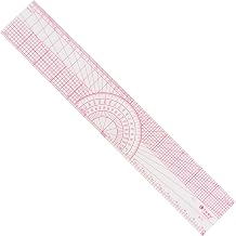 Westcott Beveled Protractor Ruler, 12", Transparent (B-75)