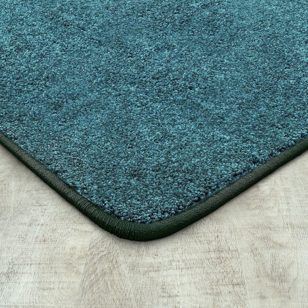 Endurance Solid Colored Area Rug in Color Mint by Joy Carpets – 6' x 6' (Square), Polyester, Mint, Model 80P-05