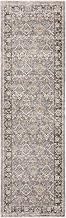 3 in. X 7 FT. 6 in. Maharaja Area Rug, Grey