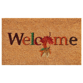 Calloway Mills Fall Beauty Coir Doormat, 17 x 29 Inches, Natural