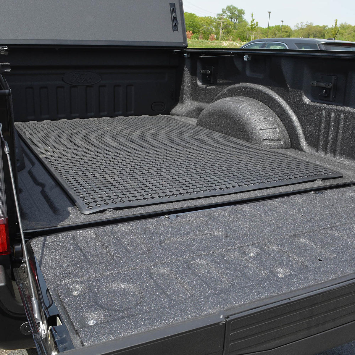 4Ftx6Ft Truck Bed Mat by Buffalo Tools – Other, Black, Model TBM46