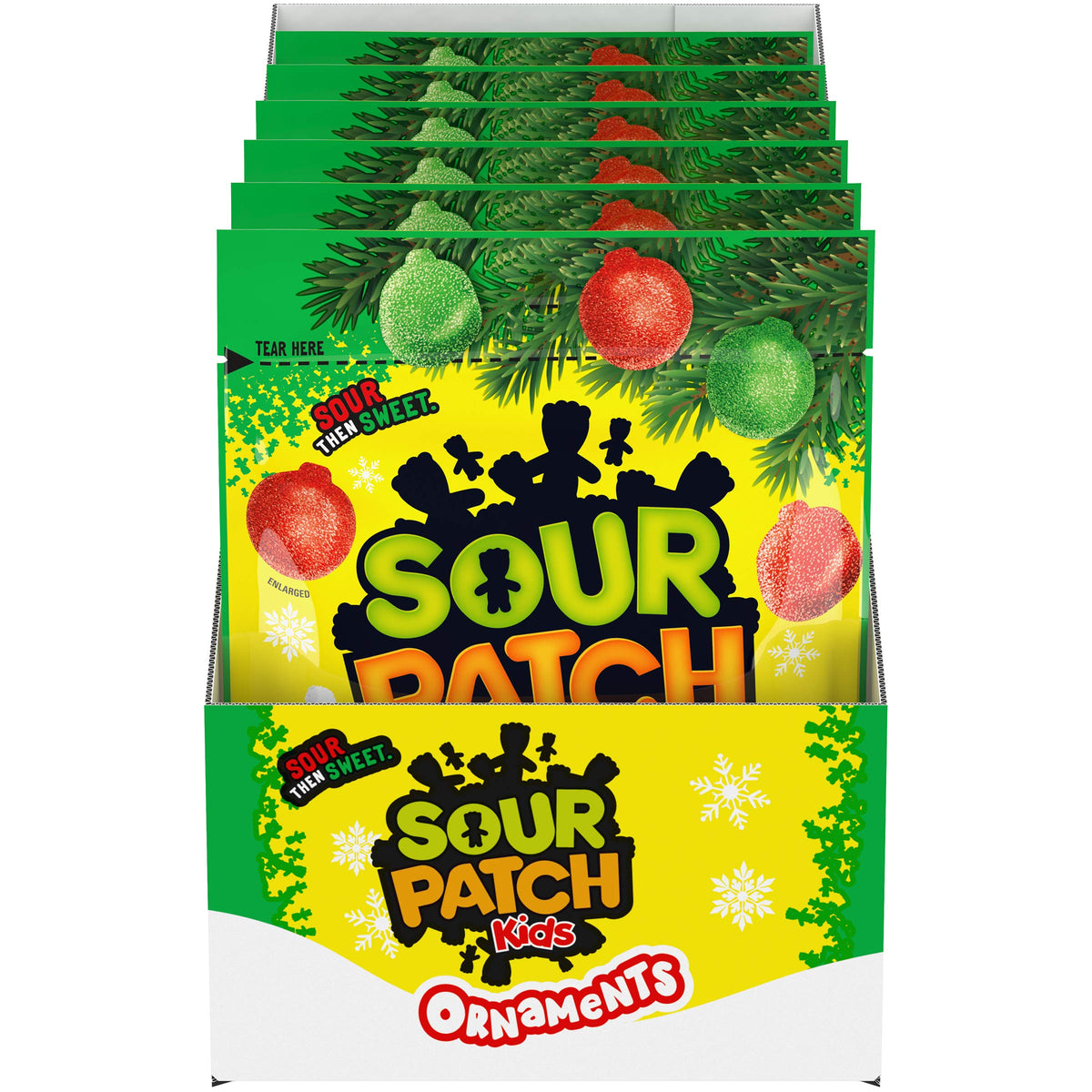 Sour Patch Kids Berry / 10 Ounce (Pack of 6) / Green,Lime Gummy Candy