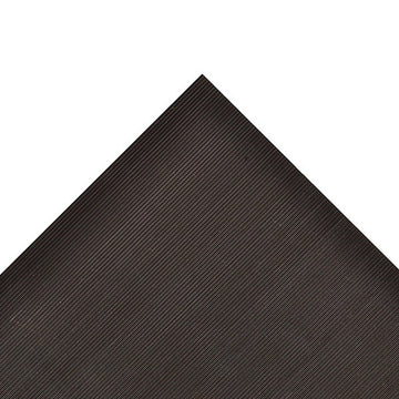 750 V-Groove Rubber Corrugated Runner™ by Notrax – 3' X 150', Vinyl, Black, Model 750R3150BL