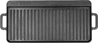 PIT BOSS 10”x20” Cast Iron Griddle | 2 sided, reversible griddle