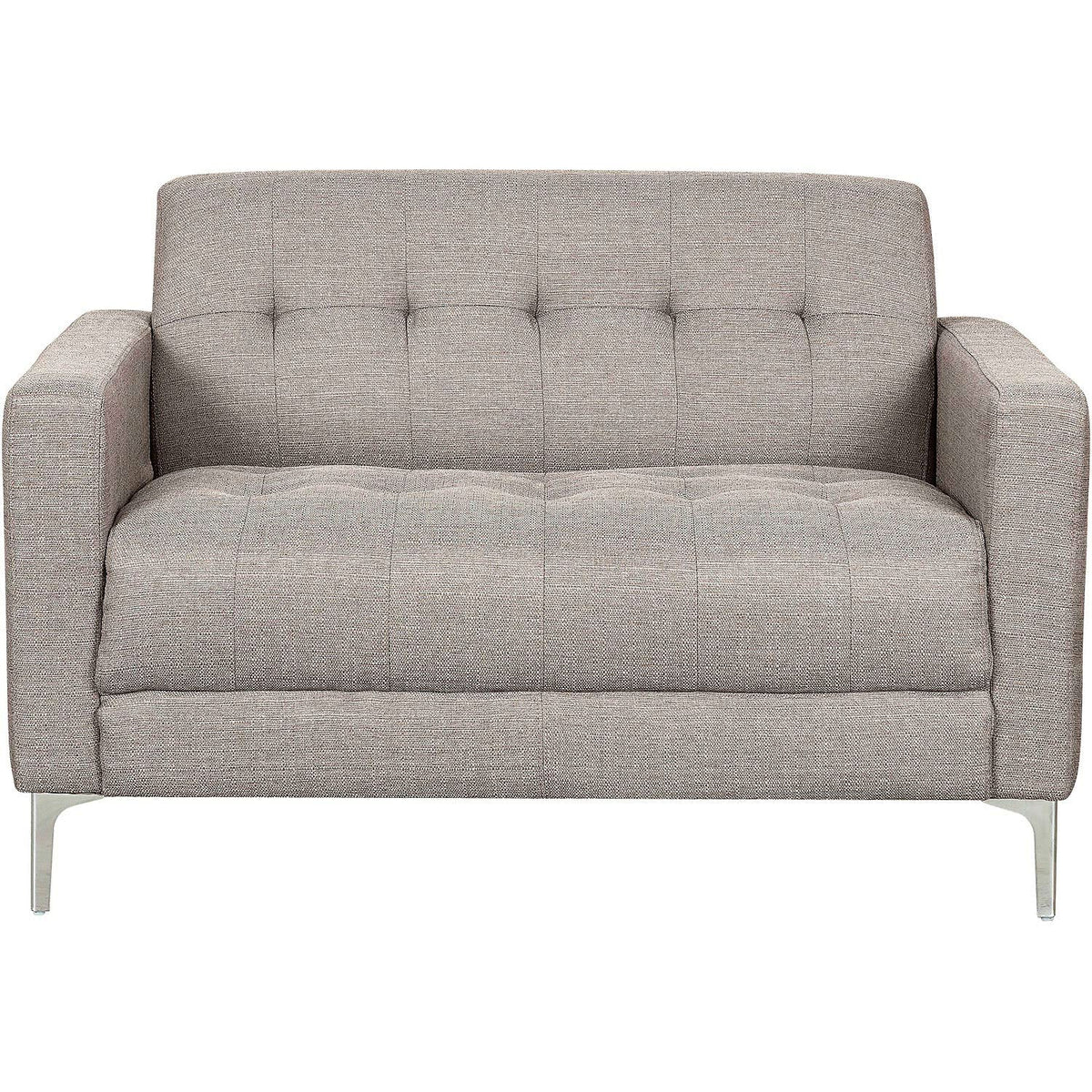 Fabric Upholstered Loveseat by Global Industrial – Tan, Model HX-7016-2