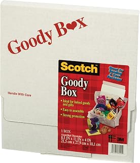 3M Scotch Goody Box: 8.5x11x4 White