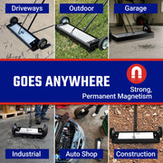 Master Magnetics 5"L x 15.13"W x 48"H / 14" / 1 Magnetic Sweepers