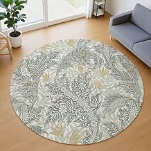 Addison Rugs Chantille ACN2753 Basil 8' x 8' Indoor/Outdoor, Machine Washable, Easy Clean, Non Shedding, Bedroom, Living Room, Dining Room, Kitchen, Patio Round Rug
