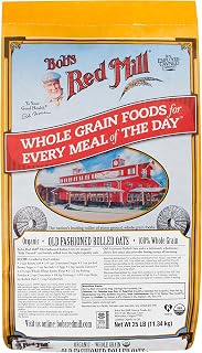 Bob's Red Mill Organic Old Fashioned Rolled Oats, 25-pound (Pack of 1)