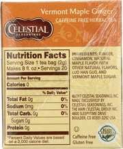 Vermont Maple Ginger Tea by Celestial Seasonings – 20 Count (Pack of 1), No Color, Model CES53855