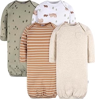Gerber Baby Boys 4-Pack Sleeper Gown