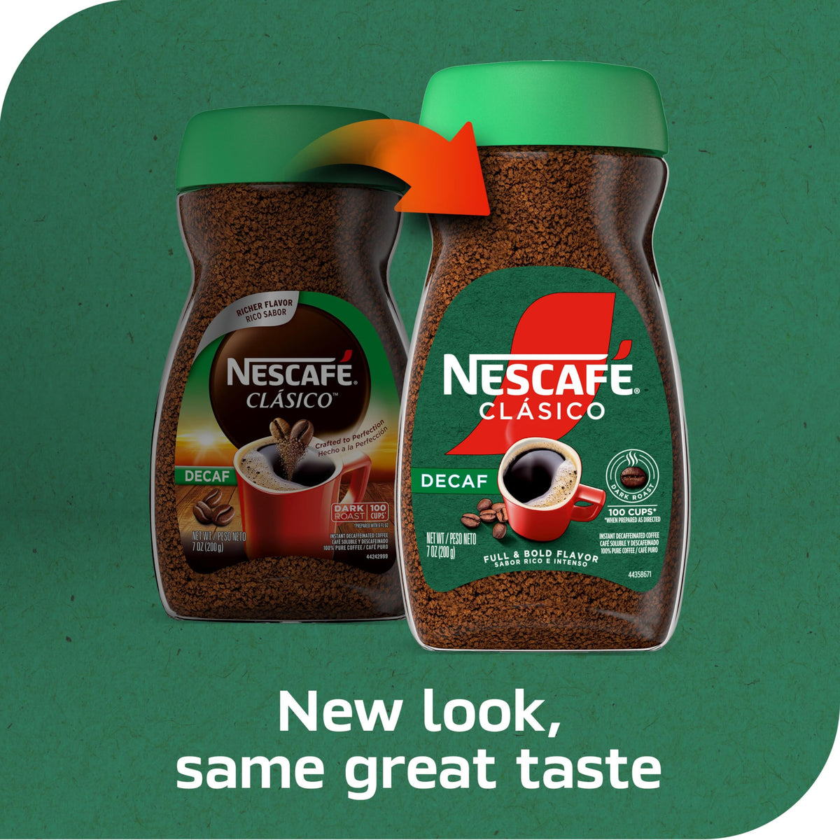 NESCAFÉ Clasico Decaf Dark Roast Instant Coffee by Nescafe – 7 Ounce (Pack of 1), Model COMINHKG026898