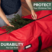 Holiday Cheer Artificial Tree Bag, Fits 9 Foot Tree, Red