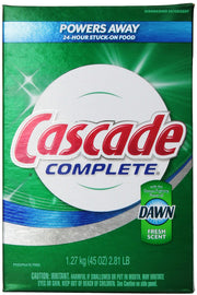 Cascade 90 Ounce (Pack of 1) / Fresh Scent / Pack of 2 Dishwasher Detergent