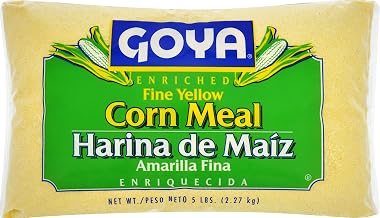 Goya Foods Fine Yellow Corn Meal, 80 Ounce (Pack of 4)