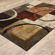 Oriental Weavers 7'10" x 10' (Rectangular) / Brown / Modern Area Rugs
