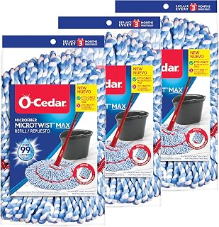 O-Cedar MicroTwist MAX Microfiber Refill (Pack of 3)