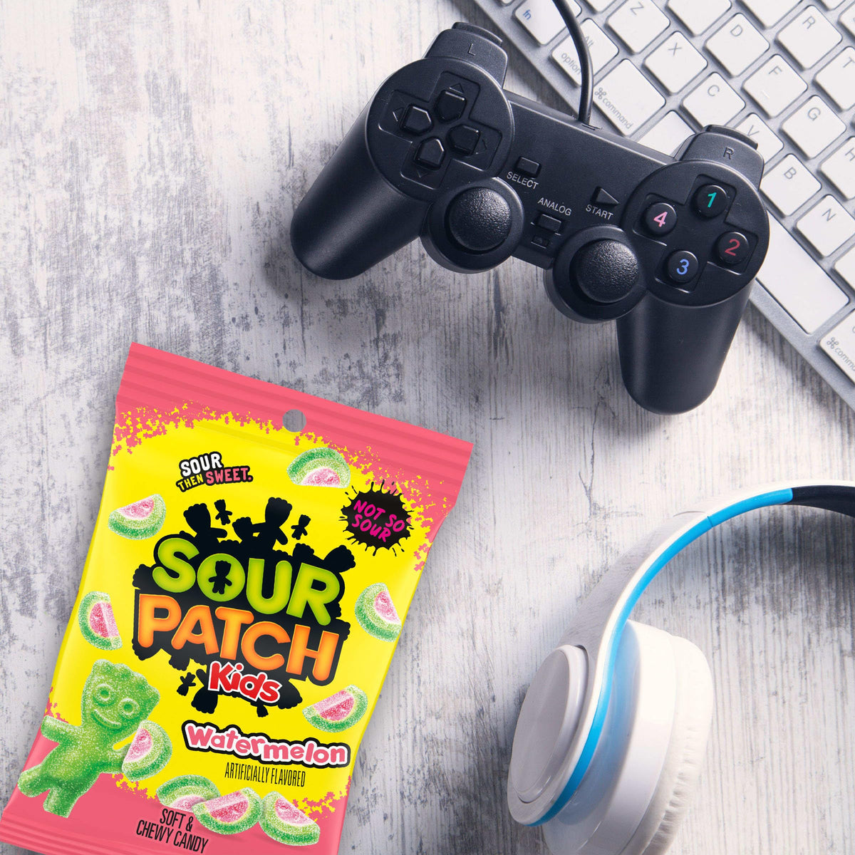 Watermelon Soft and Chewy Gummy Candy, 8 Ounce by Sour Patch Kids – 8 Oz, Multicolor, Model 070462433135