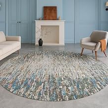 Addison Rugs Chantille ACN2439 Basil 8' x 8' Indoor/Outdoor, Machine Washable, Easy Clean, Non Shedding, Bedroom, Living Room, Dining Room, Kitchen, Patio Round Rug