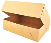 SCT Kraft Paperboard Window Bakery Box by SOUTHERN CHAMPION TRAY – 14" x 10" x 4", 560.0 cubic_inches, Cardboard, Brown, Pack of 100