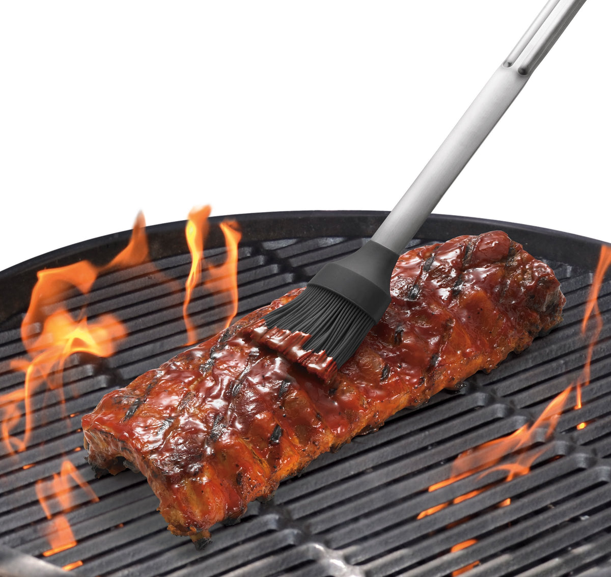 Stainless Steel Barbecue Basting Brush by Cuisipro – Stainless Steel, Model 7307