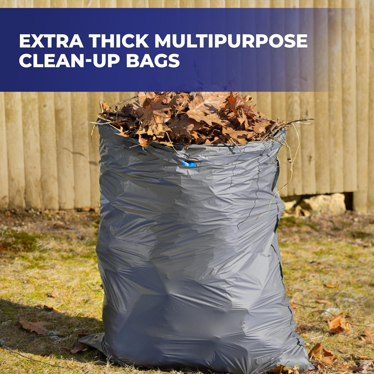 Steelsak Heavy Duty 39 Gallon Trash Bags by Hefty – 30 Count (Pack of 1), 39.0 gallons, Plastic, Gray, Model 00E88682