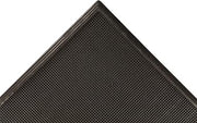 Notrax 346 Sani-Trax Disinfectant Mat, Shoe Sanitizing Mat for Entryways | 18"x24" Black, 346S1824BL