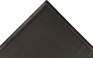 Notrax 346 Sani-Trax Disinfectant Mat, Shoe Sanitizing Mat for Entryways | 18"x24" Black, 346S1824BL