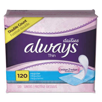 Thin Daily Panty Liners by Always – mini/panty liner, Bamboo, Model 10796