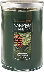 Yankee Candle Balsam & Cedar Scented Classic Large 22oz Dual-Wick Tumbler Candle Over 75 Hours Burn Time