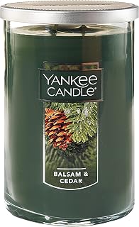 Yankee Candle Balsam & Cedar Scented Classic Large 22oz Dual-Wick Tumbler Candle Over 75 Hours Burn Time