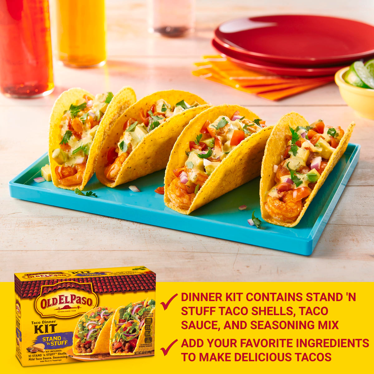 Old El Paso Taco / 8.8 Ounce (Pack of 1) / 1 Taco Sauce