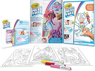 Crayola Color Wonder 7504 Colour Without Stain Theme Ariel Creative Activity for Children Age 3,4,5 Years