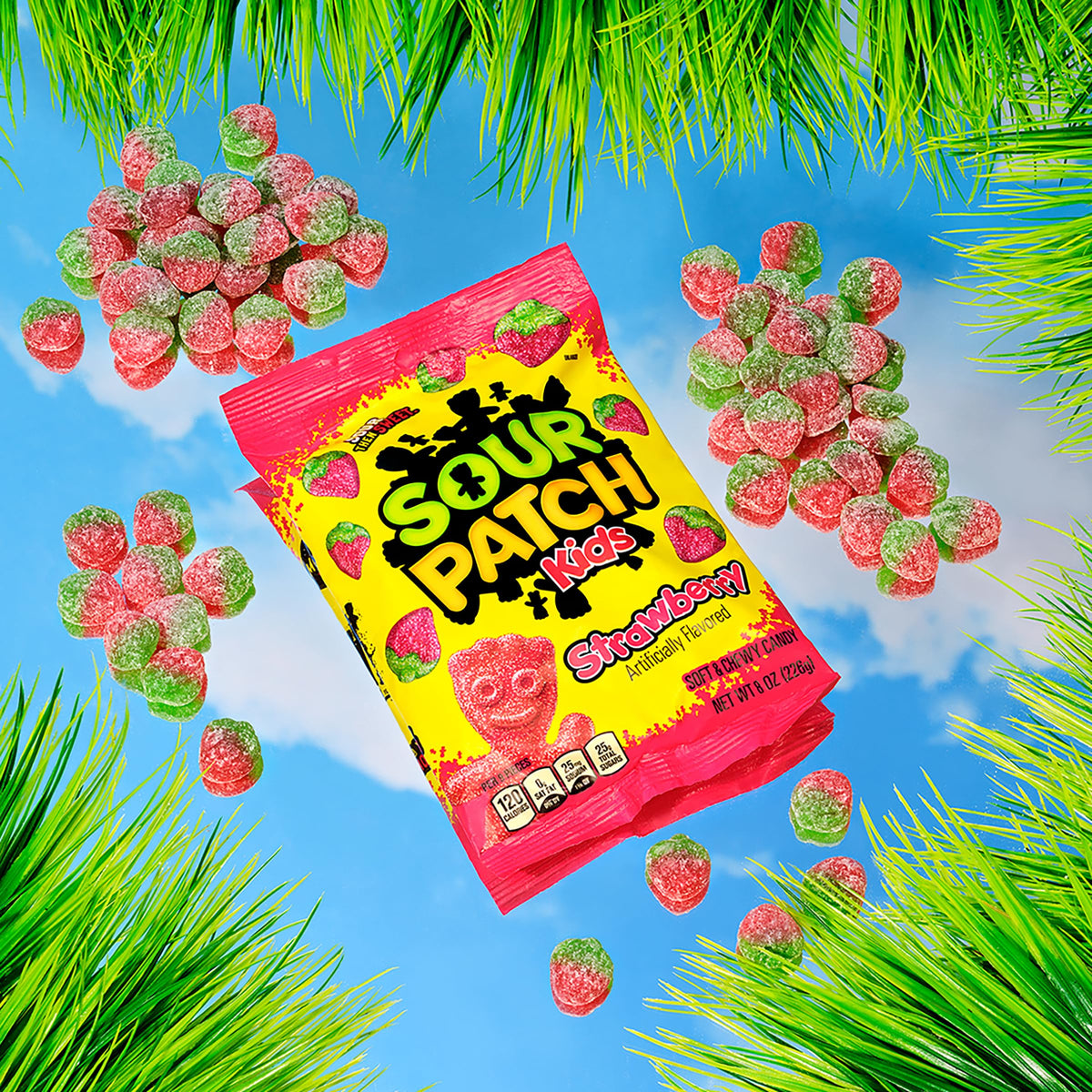 Strawberry Soft & Chewy Candy by Sour Patch Kids – 8 Ounce (Pack of 1), Model S1-F30C-FP29