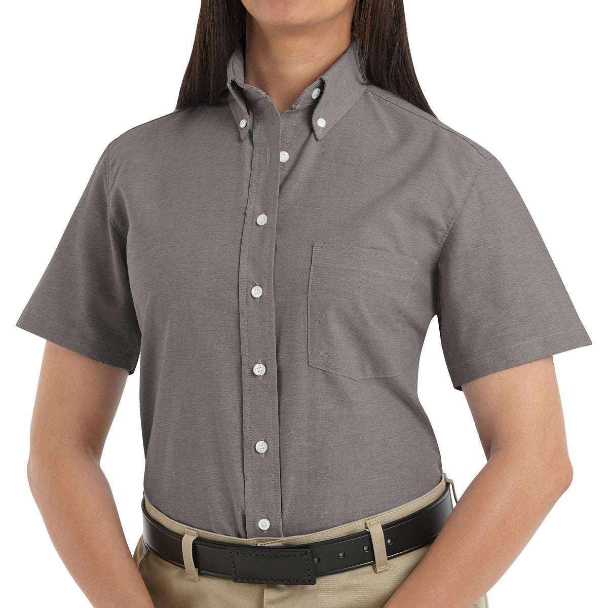 Red Kap 16 / Grey / Executive Oxford Shirt Button-Down Shirts