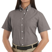 Red Kap 10 / Grey / Executive Oxford Shirt Button-Down Shirts