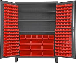 Durham SSC-185-3S-1795 Bin Cabinet, 84" Overall Height, 60" Overall Width, Total Number of Bins 185