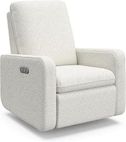 Graco Teddi Nursery Power Recliner Swivel Glider, Ivory Boucle