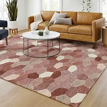 Addison Rugs Chantille ACN2573 Burgundy 3' x 5' Indoor/Outdoor, Machine Washable, Easy Clean, Non Shedding, Bedroom, Living Room, Dining Room, Kitchen, Patio Rug