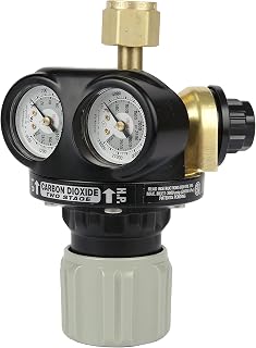 ESAB Victor Technologies 0781-5228 ETS4-125-320 High Capacity Two Stage Carbon Dioxide Regulator, 5-125 psig Delivery Range, CGA 320 Inlet Connection