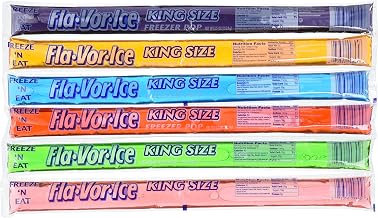 Fla-vor-ice Freeze Pops, 6 Assorted Flavors 45 x 5.5 Oz