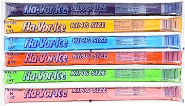 Fla-vor-ice Freeze Pops, 6 Assorted Flavors 45 x 5.5 Oz