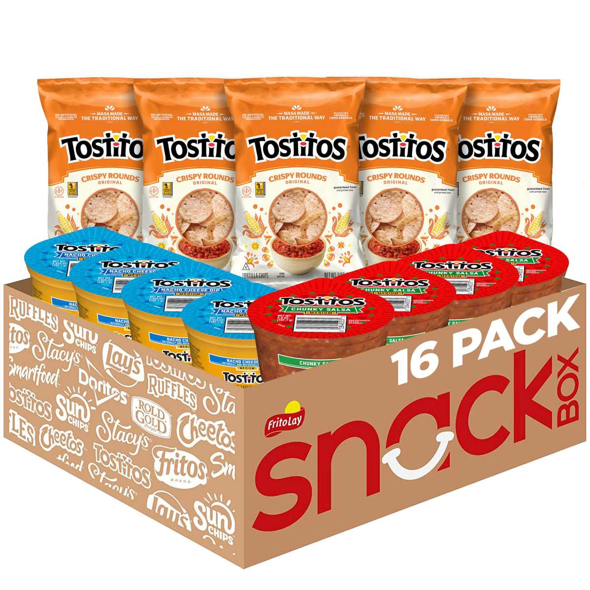 Tostitos Chip and Dip Pack / 1 Count (Pack of 16) / 16 Count Processed Cheese
