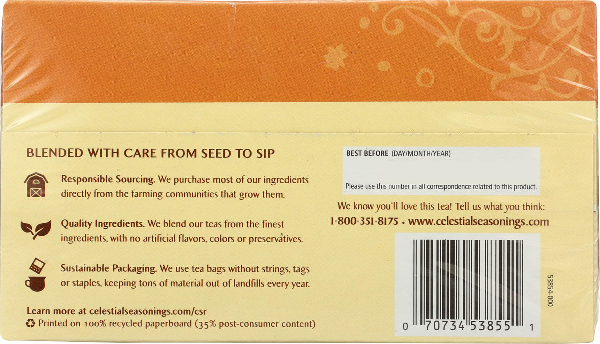 Vermont Maple Ginger Tea by Celestial Seasonings – 20 Count (Pack of 1), No Color, Model CES53855