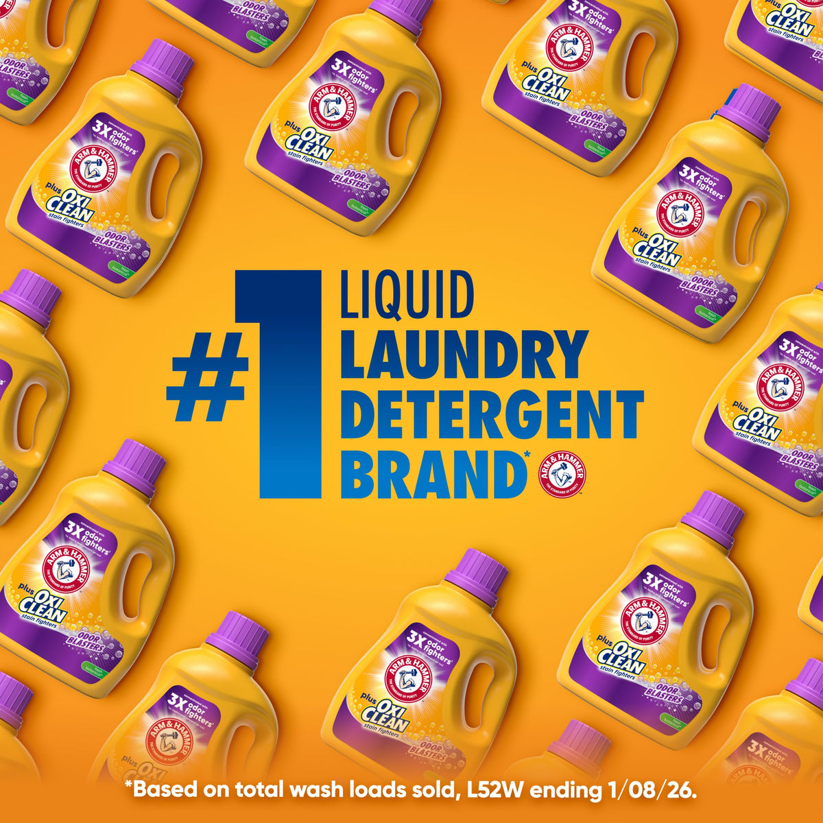 ARM & HAMMER Fresh Burst / 96.2 Fl Oz (Pack of 1) / 1 Liquid Detergent