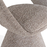 Wiles - Modern Grey Fabric Swivel Dining Chair by Limari Home – Cast Iron, Grey, Model LIM-83209