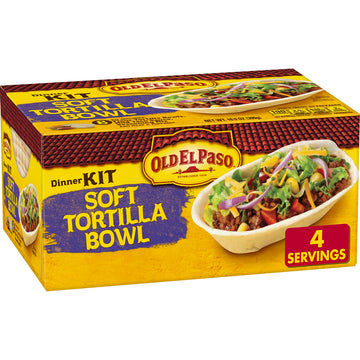 Soft Tortilla Bowl Dinner Kit by Old El Paso – 10.9 Ounce (Pack of 1)