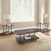 Steve Silver Terrell 3pc Dining Set in Brown