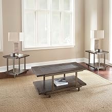 Steve Silver Terrell 3pc Dining Set in Brown
